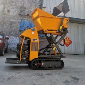 Mini <span class=keywords><strong>brouette</strong></span> à moteur à essence Construction Mini Dumper 500 Kg Track Garden Mini Dumper Tracked Motor Wheelbary - Product Image 3