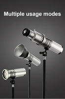 Lumière de photographie 30W pour prise de vue, 2700-6500K, couleur RVB, lumière vidéo LED intégrée 5000 mAh pour diffusion en direct