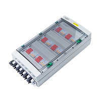 Boîtier de Combinaison Photovoltaïque TOMZN 36 Voies 6 Entrées 6 Sorties 600V 16-63A IP65 6 Chaînes HA avec Fusible MCB SPD pour Panneau Solaire