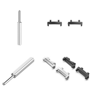 Conectores de acero inoxidable para <span class=keywords><strong>Amazfit</strong></span> T-Rex 3 Smartwatch Adaptadores compatibles con <span class=keywords><strong>Amazfit</strong></span> T-Rex 3 Watch Band <span class=keywords><strong>Metal</strong></span> - Product Image 1