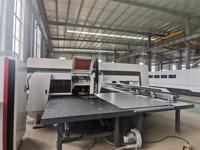 Poinçonneuse à tourelle laser CNC multifonctionnelle Usine de fabrication en nouvel état Moteur de puissance mécanique Moteur de pompe à roulement