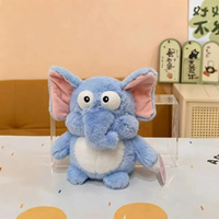 Boneka Ultra Lembut Premium dengan Desain Dinosaurus Gajah Bebek Isi Kapas PP Hadiah Hewan Boneka untuk Anak-anak