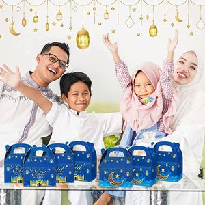 24 Pack Ramadan Treat <b>Boxes</b> <b>Eid</b> Mubarak <b>Gift</b> <b>Boxes</b> with Handle - Product Image 5