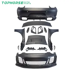 Pors-Che 997 Conversie Naar 991.1 GT3RS Body Kit Bumper Side Fender Koolstofvezel Kit