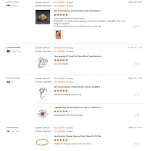 Đồ trang sức tốt nhất với 5ct màu vàng sống động CZ Iced cut rạng rỡ Vòng người phụ nữ của Wedding engagement Jewelry - Product Image 4