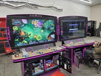 Promotion Prix pas cher 4 sièges multi-joueurs Arcade Fish Machine Table de jeu de tir de poisson debout pour centre d'amusement