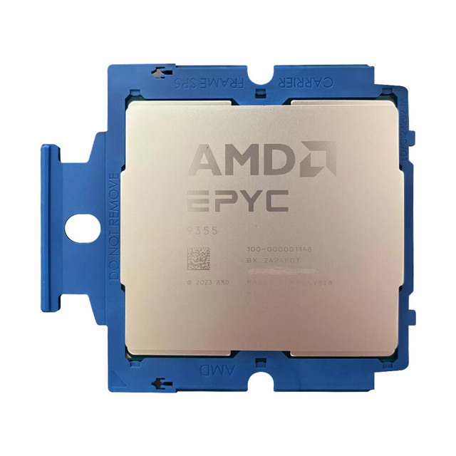 AMD EPYC 9355 CPU 32-Core 64 Threads 3.55GHz CPU Server Processor SP5 256MB 280W Processor