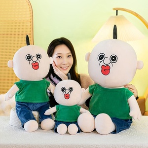 Venta al por mayor de muñecos de peluche Bang animación coreana con el mismo juguete de peluche expresión divertida sabiduría de jade alrededor de las muñecas - Product Image 1