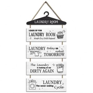 6 piezas de decoración del hogar, letreros rústicos para colgar en la pared, letrero para colgar en la pared, letreros de madera/ - Product Image 5