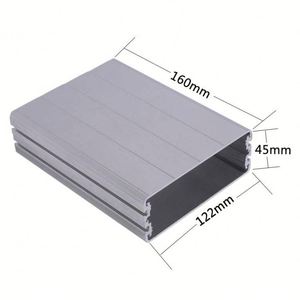 EBM Extruded Aluminum Control Box Heat Sink Powder Coated Project <b>Enclosure</b> Box IP54 Protection Electronics PCB - Product Image 2