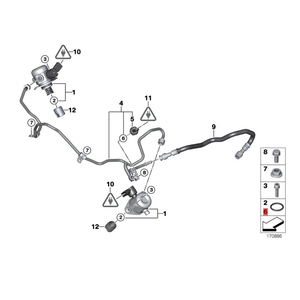 Junta tórica 13537559991 para <span class=keywords><strong>BMW</strong></span> Serie 3 E92 [KG91] 2010 - Product Image 1