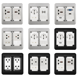 Critères allemands Boîtier de prise électrique au sol avec port USB multifonction intégré US UK Vendu en Thaïlande, Angleterre - Product Image 3