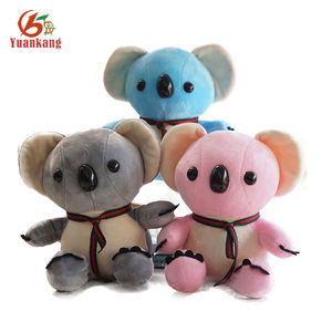 Mini/géant personnalisé bleu/rose/violet Bébé Panda Koala Ours en peluche douce Jouets de Noël Logo avec remplissage en coton PP - Product Image 3