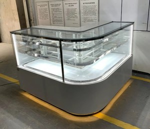 Réfrigérateur <span class=keywords><strong>vitrine</strong></span> et <span class=keywords><strong>vitrine</strong></span> de gâteaux élégants bon marché Excellent affichage des aliments pour l'équipement de réfrigération commerciale de boulangerie - Product Image 4