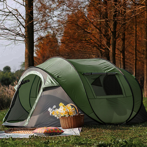 HOMFUL toptan açık büyük otomatik anında çadır su geçirmez kamp çadırları Pop Up çadır - Product Image 6