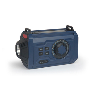 Khẩn cấp đài phát thanh đèn pin & Đèn bàn AM/<span class=keywords><strong>FM</strong></span>/WB <span class=keywords><strong>Bluetooth</strong></span> âm thanh với TB năng lượng mặt trời/Dynamo/USB sạc điện thoại SOS Torch - Product Image 4