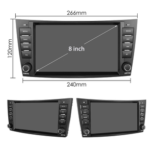 Szhmup 7inch màn hình cảm ứng Carplay Android Auto 2DIN Android Màn hình xe đài phát thanh hệ thống cho Mercedes Benz E-Class W211 2002-2008 - Product Image 3