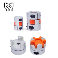 Aluminium Flexible Joint Coupling 10mm Bore Diameter for Rotex Shaft for Printing Shops OEM Customization