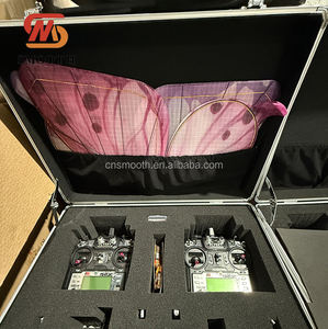 SMOOTH Nuovo Prodotto <span class=keywords><strong>Farfalla</strong></span> Bionica Volante Telecomandata Rosa, Simulazione Dinamica per Decorazioni Eventi - Product Image 2