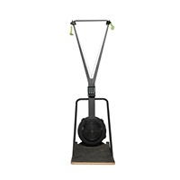 Máquina de remo y esquí comercial con resistencia ajustable, equipo de ejercicio cardiovascular para gimnasio, resistente al viento