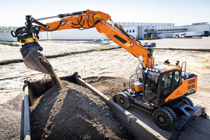 Precio de Fábrica, Miniexcavadora de 14 Toneladas, Miniexcavadora China con Ruedas DX140W - Product Image 3