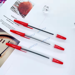 Fournitures scolaires, papeterie, stylo à bille en plastique promotionnel avec logo personnalisé, stylo à bille simple lisse et <span class=keywords><strong>persistant</strong></span> - Product Image 3