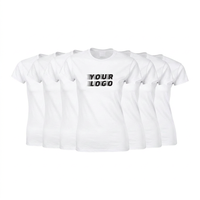 T-shirts décontractés pour femmes en coton 100% à manches courtes, imprimés numériquement, tricotés, anti-plis, de haute qualité, vente en gros