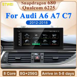 CNSTWEI Qualcomm 6225 685 Android 15 Écran intelligent 9 pouces Carplay Auto pour Audi 2012-2018 A6 A7 C7 Lecteur vidéo Navi GPS - Product Image 2