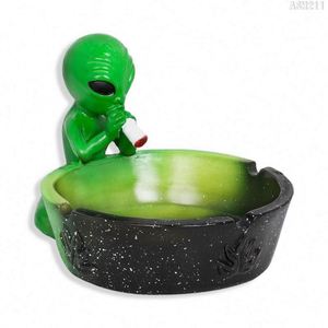 Cenicero de Resina con Diseño Creativo de Alien, Accesorio para Fumar Cigarrillos y Tabaco - Product Image 5