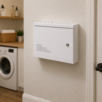 Armoire de distribution métallique haute performance avec revêtement en poudre