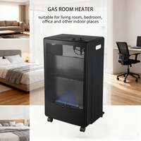 Chauffage infrarouge au gaz portable intérieur-extérieur avec brûleur en céramique, protection contre le basculement et la surchauffe, classe énergétique A+, design autoportant