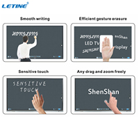 Écran tactile IR 4K de 65, 75, 85, 98 pouces, équipement scolaire, ordinateur tout-en-un, tableau numérique intelligent, tableau blanc interactif