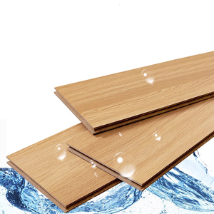Modern Smooth Oak Wooden Pattern 8mm 12mm Laminated <b>Flooring</b> Easy Click Installation Dance Floor <b>Engineered</b> Tiles Made Walnut - Product Image 6