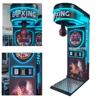 Machine d'arcade de boxe sportive électronique Punchball Dollar Card Taker en métal pour projecteur North, équipement de divertissement