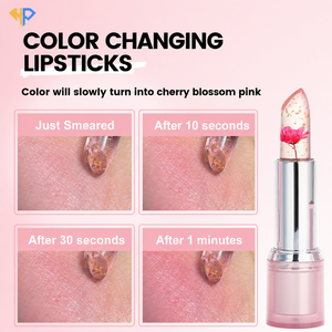 <span class=keywords><strong>Rouge</strong></span> à lèvres hydratant effet gelée florale Marque Blanche OEM, longue tenue, effet magique, gloss à lèvres changeant de couleur, baume à lèvres personnalisé en gros - Product Image 3