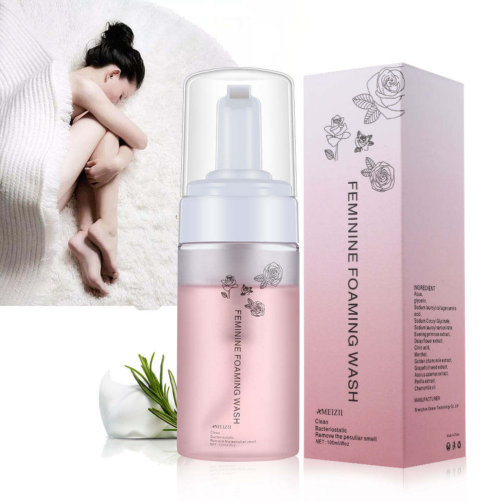 Rose Feminine Intimate Yoni Wash Natural Washing Foam Vaginal Herbs Washer Hygiene Vagina Detox Cleaning Care For Woman Health