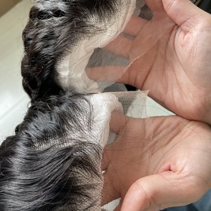 Peluca Transparente HD de Cabello Humano Remy Brasileño, 180% de Densidad, Ondulado Profundo, 40 Pulgadas, Sin Pegamento, con Cabello de Bebé, Oferta Especial - Product Image 4