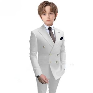 Completo <span class=keywords><strong>da</strong></span> bambino a 2 pezzi, giacca blazer, smoking <span class=keywords><strong>da</strong></span> cerimonia, pantaloni, abbigliamento formale per bambini - Product Image 1