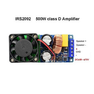 บอร์ดเพาเวอร์แอมป์ดิจิตอล Class D กำลังสูง IRS2092S 500W HIFI พร้อมพัดลม LM3886 IRS2092S - Product Image 2