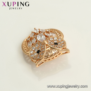 Broches - 542 xuping Nouveau prix <span class=keywords><strong>de</strong></span> gros élégant avec beaucoup <span class=keywords><strong>de</strong></span> zircon, <span class=keywords><strong>broche</strong></span> mignonne en forme <span class=keywords><strong>de</strong></span> hibou, bijoux pour femmes - Product Image 6