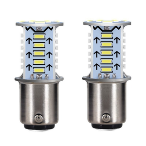 Ampoules de feux de freinage à LED clignotantes à eau BAY15D accrocheuses lumières mobiles à foudre droite pour moto/voiture nouvelle rafale de frein - Product Image 5