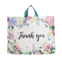 CTCX Emballage en plastique de vêtements personnalisé avec impression de sacs à provisions en plastique de remerciement découpés au détail logo personnalisé