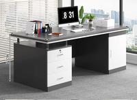 Meubles de bureau modulaires modernes, postes de travail durables en panneaux mélaminés, bureaux multi-postes, bureaux pour personnel, prix de gros, immeuble de bureaux