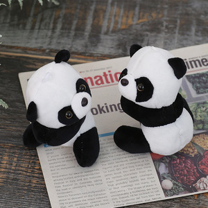 Peluche <span class=keywords><strong>Panda</strong></span> <span class=keywords><strong>Rosso</strong></span> con Clip, Imbottitura in Cotone PP, 10-11cm, Decorativo, Orsetto da Abbraccio, Gatto Giocattolo, Regalo per Macchina Acchiappa Peluche - Product Image 3
