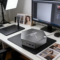 Mini PC Anbi 32GB+1TB, Ideal para Creación de Videos Cortos y Contenido Multimedia, Renderizado Fluido con un Clic