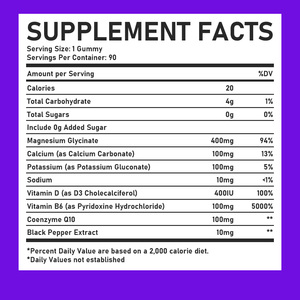 Hot Selling Magnesium Glycinate Gummies Dietary Supplement Improve Sleep Quality and Promote Muscle Health for Adult - Product Image 2