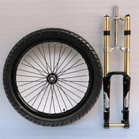Electric Bike Kit for Enduro Bike, MTX Rim, 72V, 5 KW, 26"