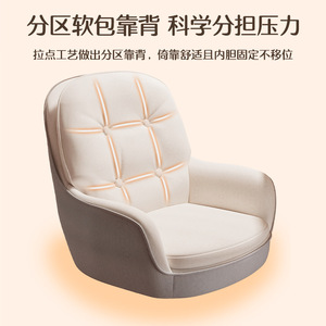 LingTuo Computer Chair Height Adjustable Swivel Office Chair For Home Study Bedroom Makeup Desk Use With Backrest Comfortable - Product Image 2