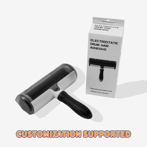 Factory Modern Detachable Grooming Tool Small Dogs <b>Pet</b> Roller <b>Brush</b> Hair Removal Mitts Made Durable Plastic Stainless Steel - Product Image 5