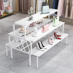 BET-2-2 Venta al por mayor Estante de exhibición de metal Boutique Zapatero Bolsa Exhibición Estante de almacenamiento Vietnam tiene una rama - Product Image 3